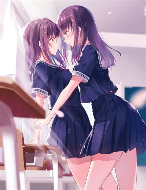 sex lesbians anime|anime lesbian Search